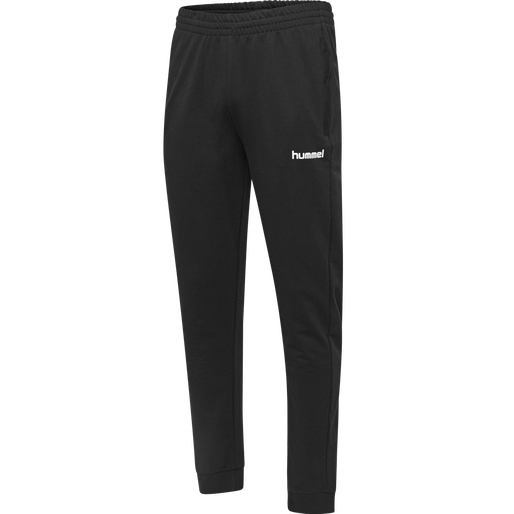 HMLGO COTTON PANT, BLACK, packshot