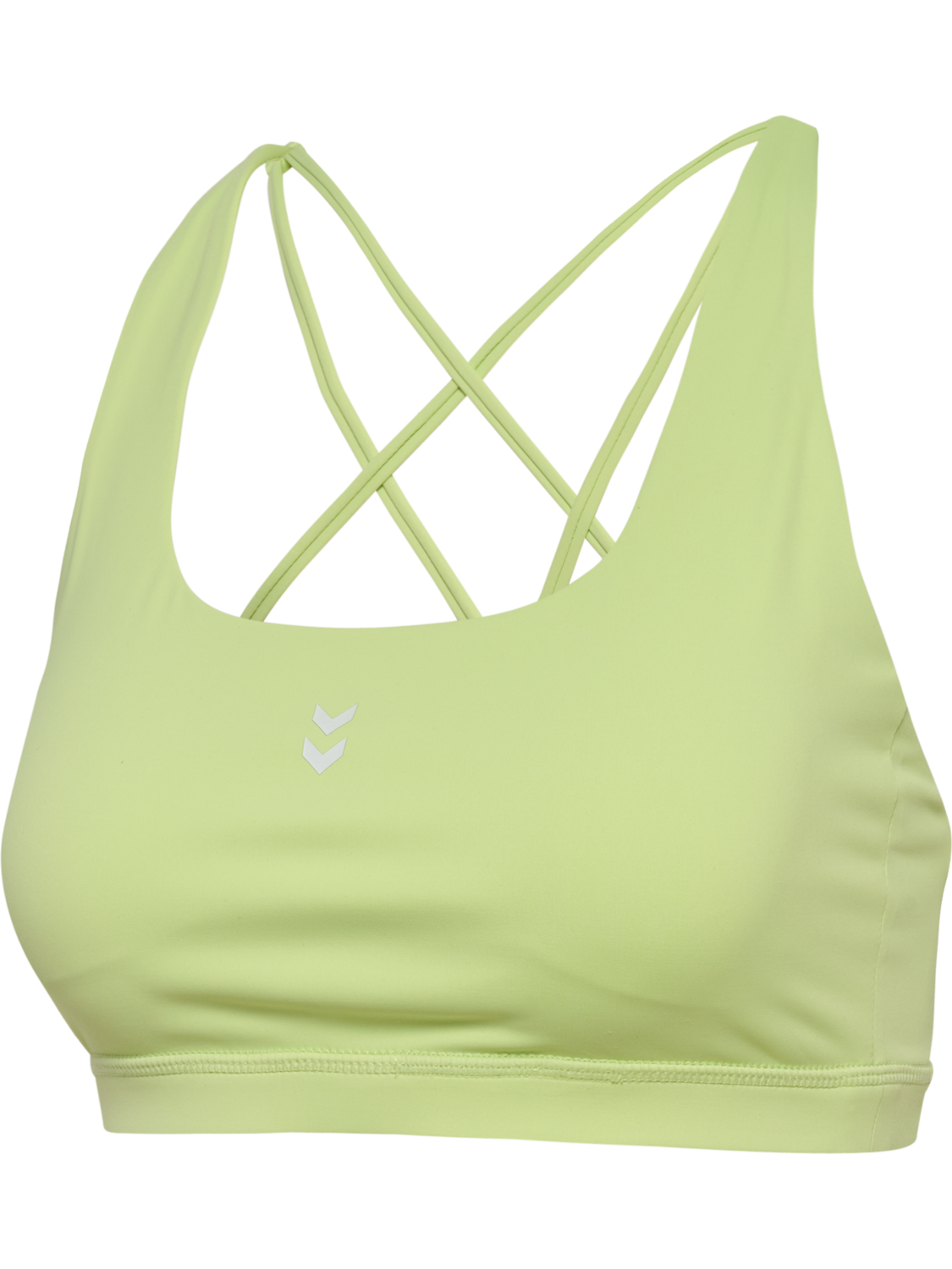 hmlHIIT IMPACT STRAP BRA, SHADOW LIME, packshot