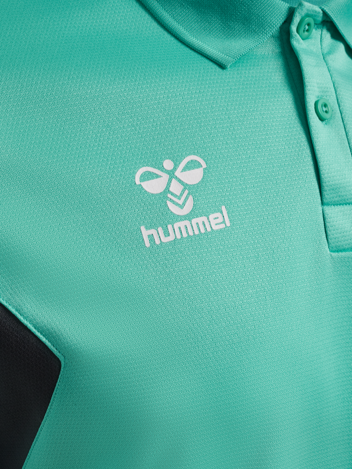 hmlAUTHENTIC FUNCTIONAL POLO, !TURQUOISE /ASPHALT, packshot