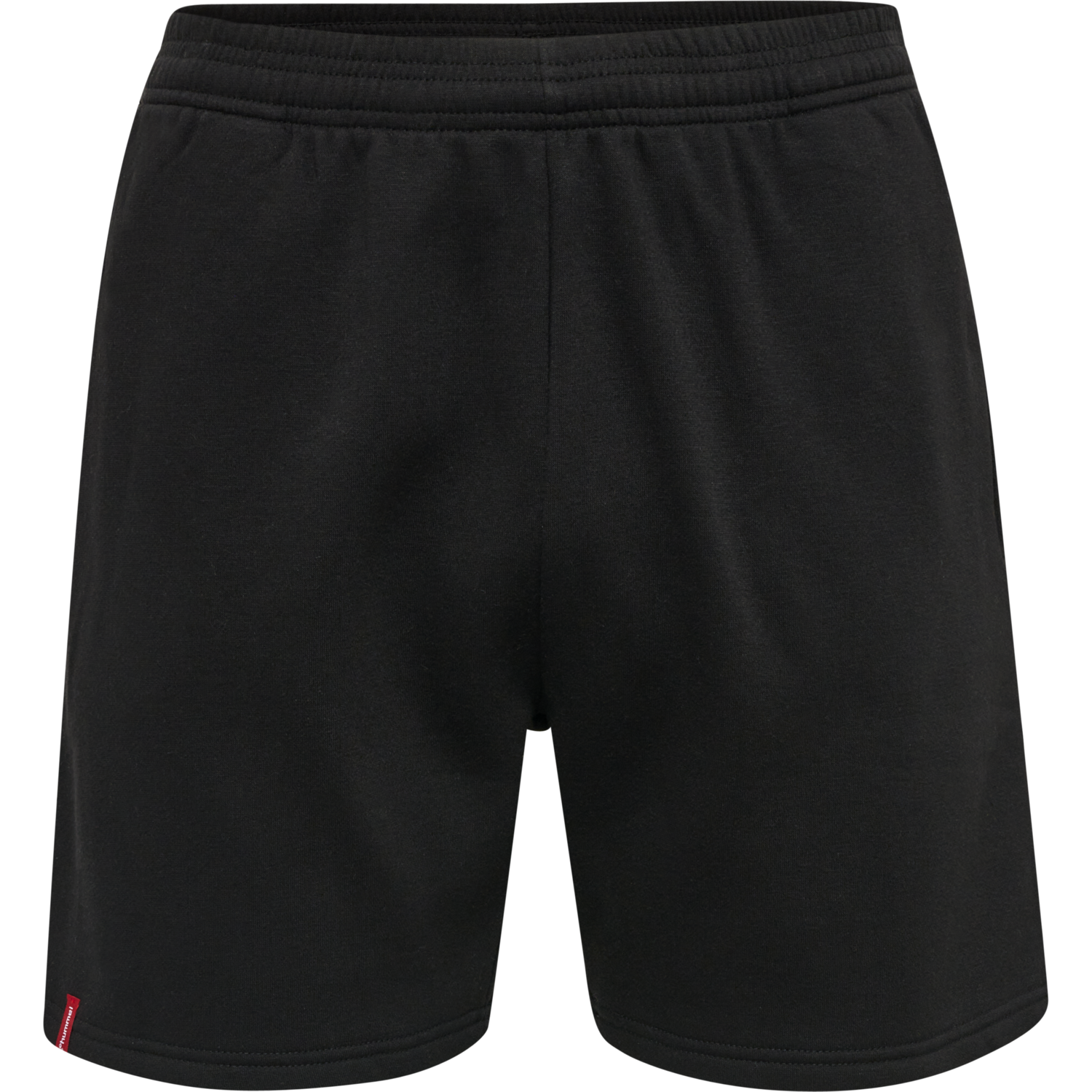 hmlRED BASIC SWEAT SHORTS, BLACK, packshot