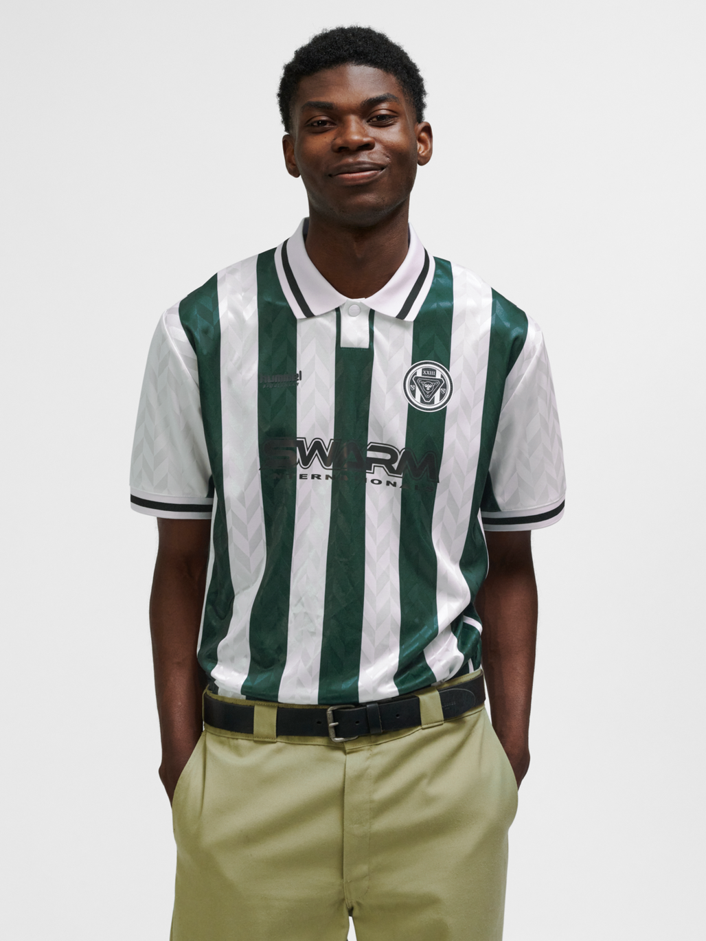 hummel LOOSE FOOTBALL JERSEY S S BLANC DE BLANC hummel