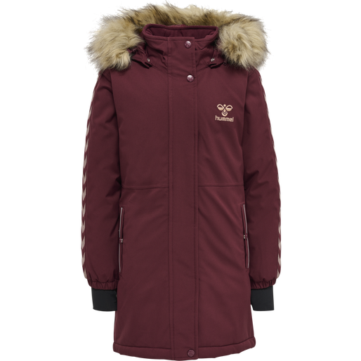 hmlLEAF TEX COAT, WINDSOR WINE hmlLEAF TEX COAT, WINDSOR WINE, packshot