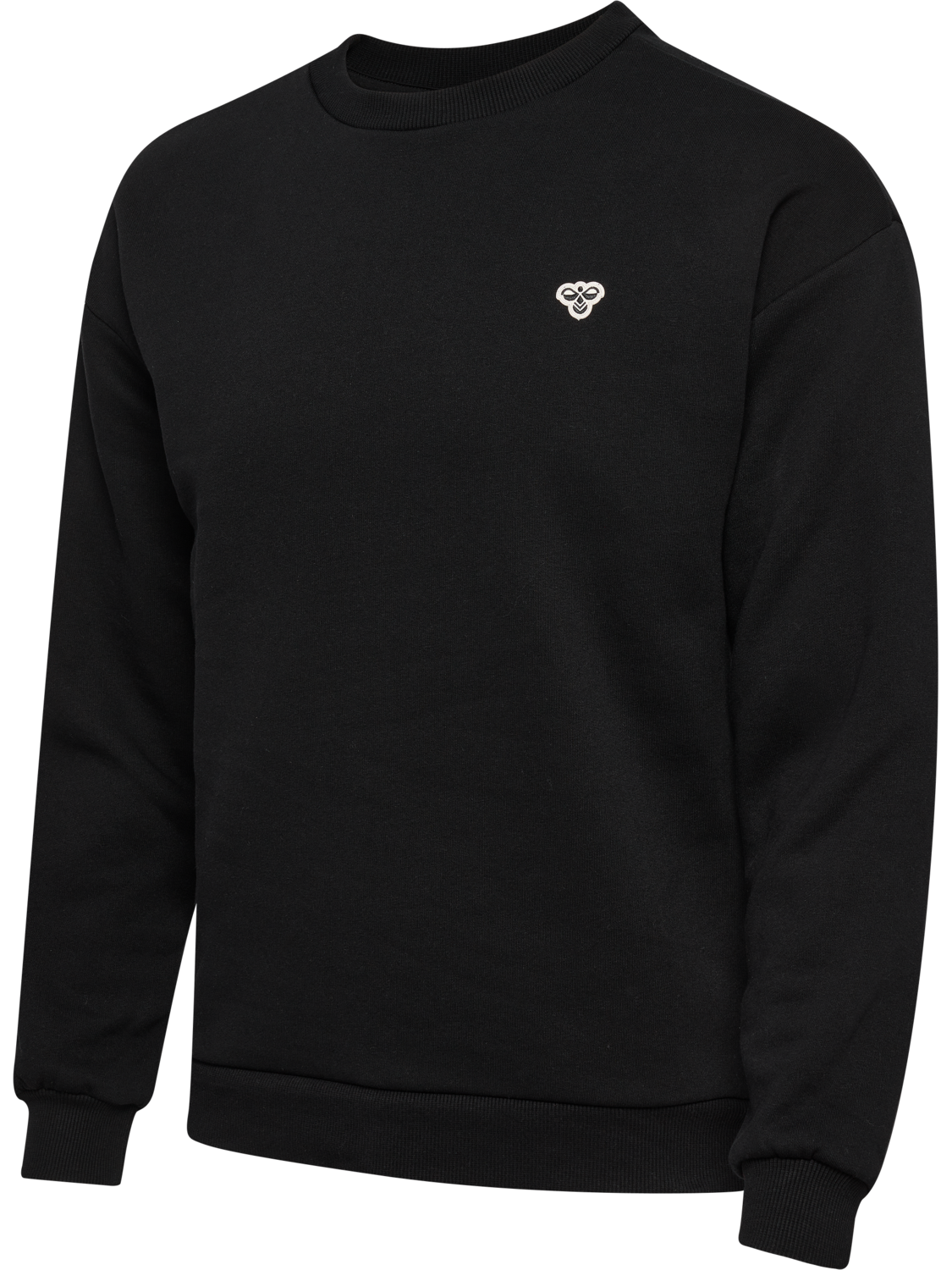 hmlLOOSE CREWNECK BEE, BLACK, packshot