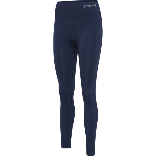 hmlTIF SEAMLESS HIGH WAIST TIGHTS, BLACK IRIS hmlTIF SEAMLESS HIGH WAIST TIGHTS, BLACK IRIS, packshot