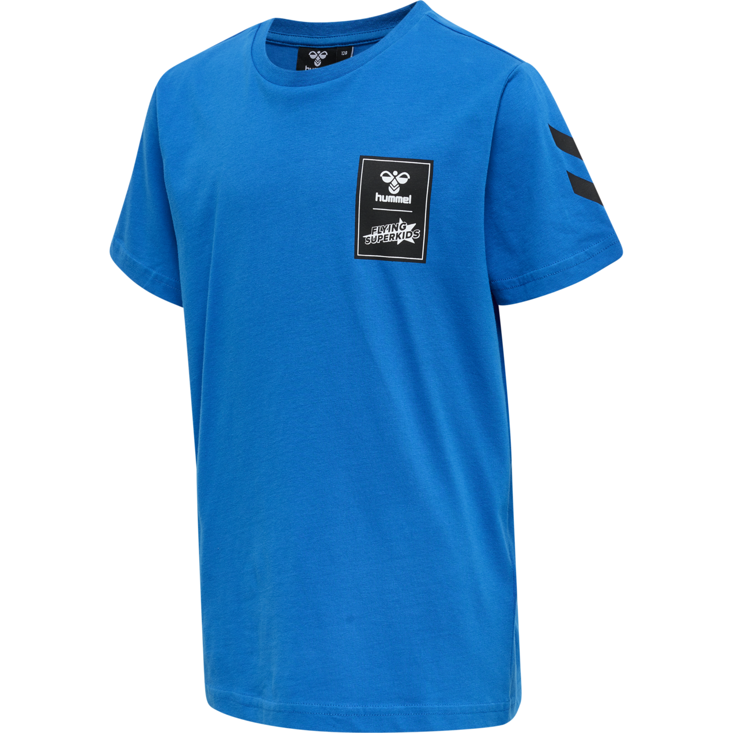 hmlFLYING TRES T-SHIRT S/S, DIRECTOIRE BLUE, packshot