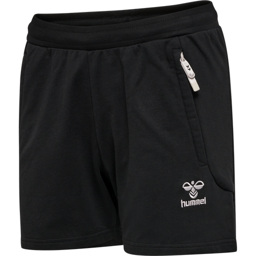 hmlMOVE GRID COTTON SHORTS WOMAN, BLACK, packshot