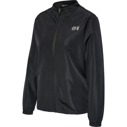 hmlCOURT WOVEN JACKET WOMAN, BLACK hmlCOURT WOVEN JACKET WOMAN, BLACK, packshot