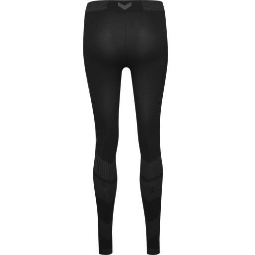 HUMMEL FIRST SEAMLESS TIGHTS WOMAN, BLACK, packshot