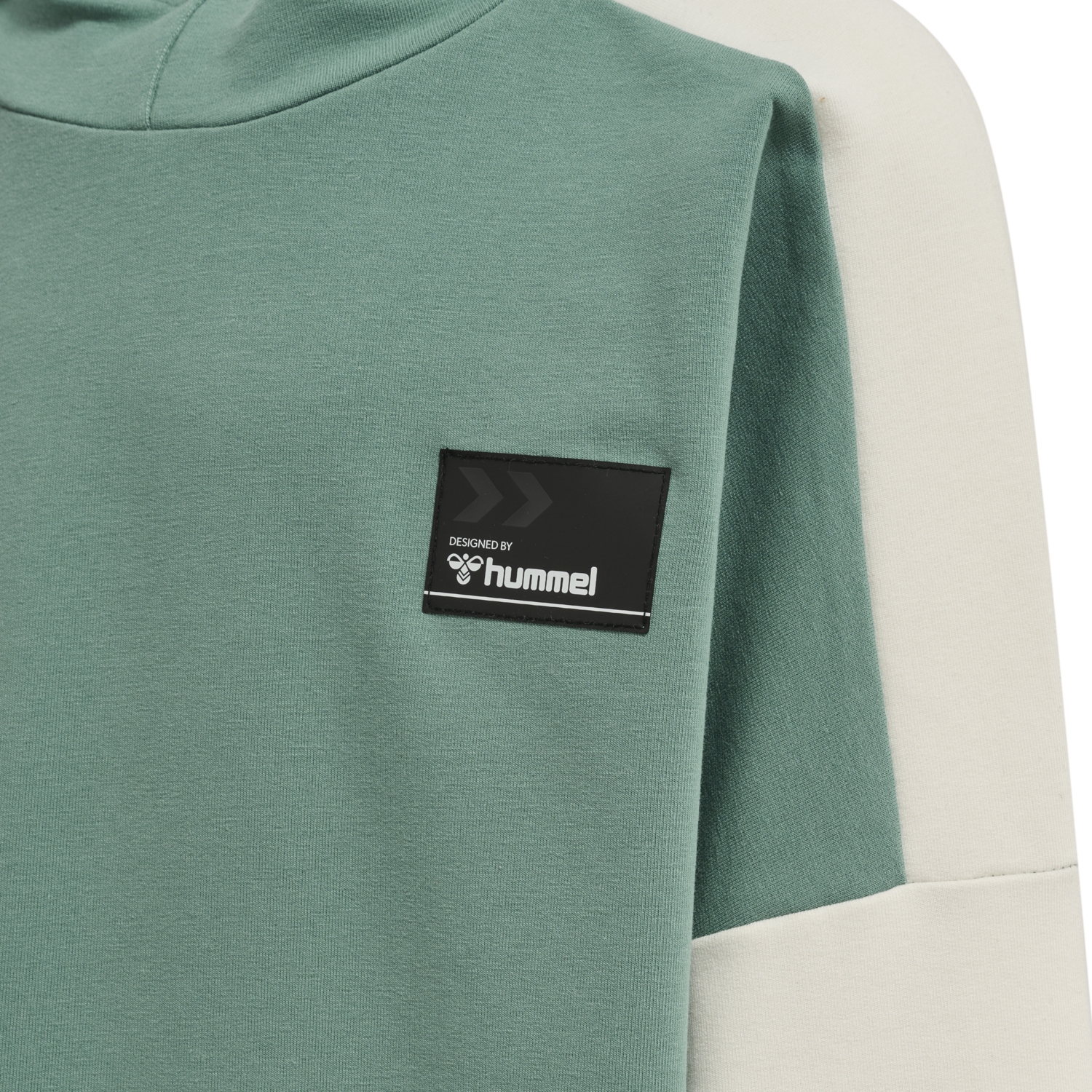 hmlMARLEE HOODIE DRESS, MINERAL BLUE, packshot