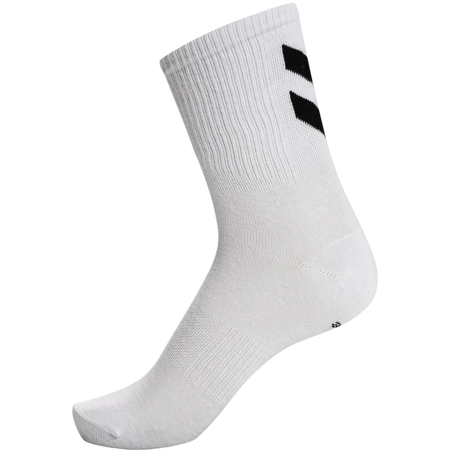 hmlCHEVRON 6-PACK SOCKS, WHITE/WHITE, packshot