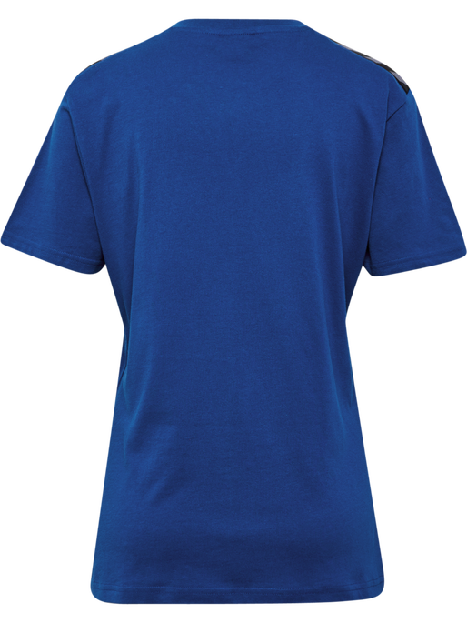 hmlAUTHENTIC CO T-SHIRT S/S WOMAN, TRUE BLUE, packshot