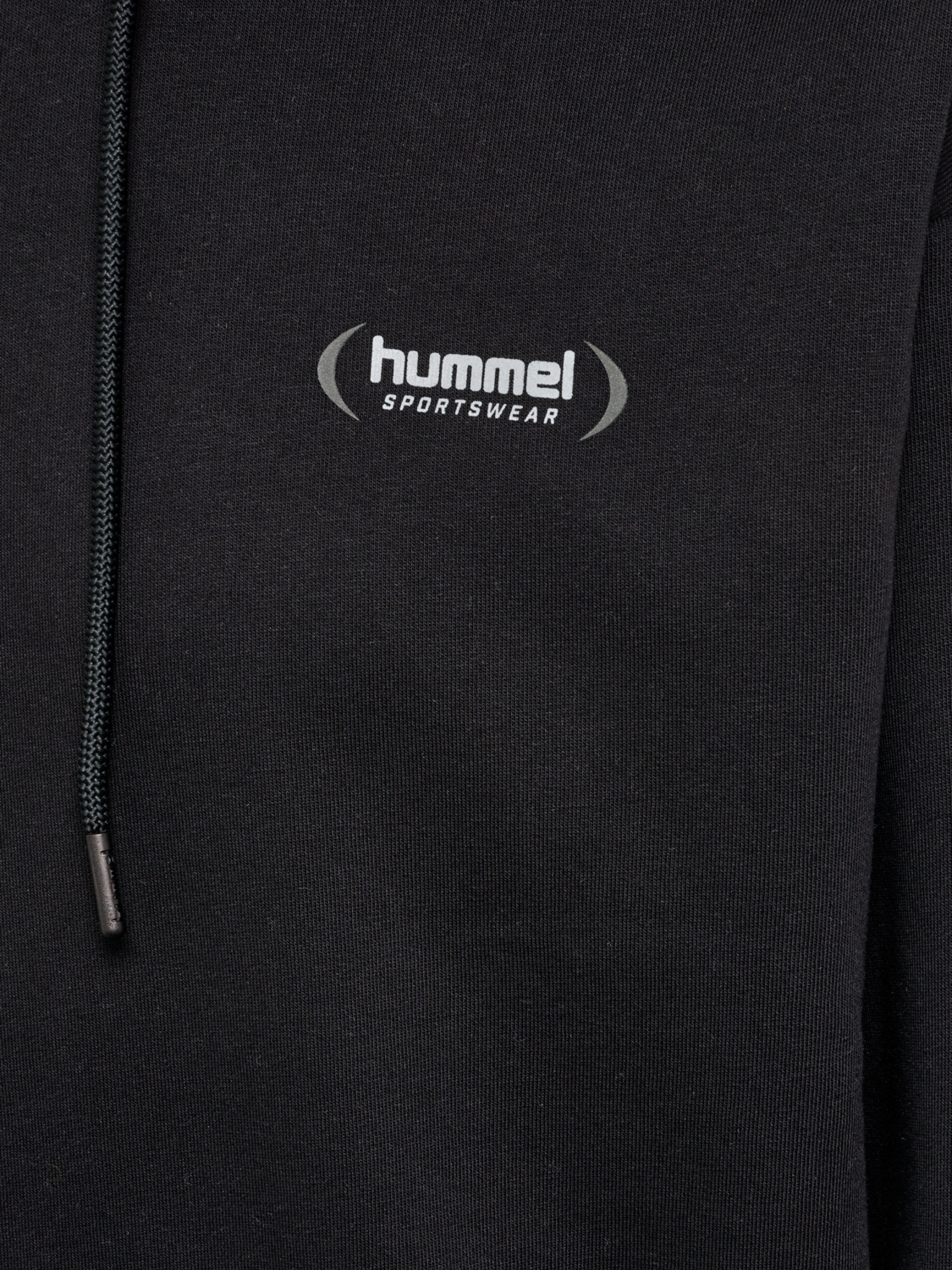 hmlFELIX LOOSE HOODIE, BLACK, packshot