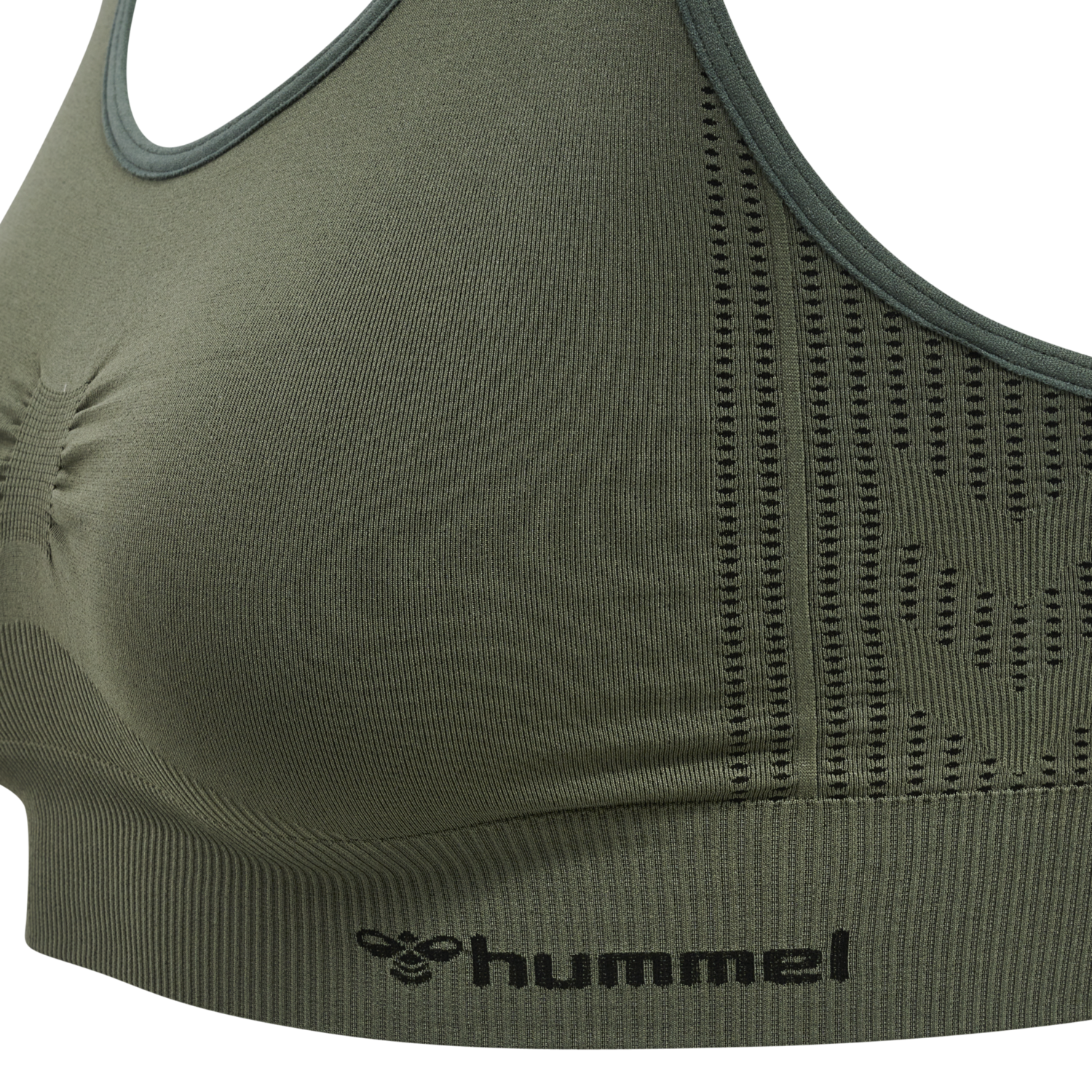 hmlMT SHAPING SEAMLESS SPORTS TOP, THYME, packshot