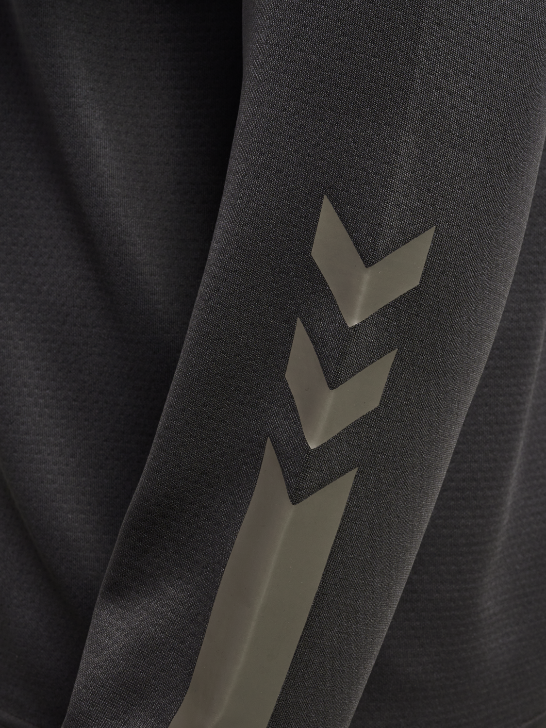 hummel ACTIVE PL HALF ZIP - OBSIDIAN/OLIVE NIGHT | hummel.net 