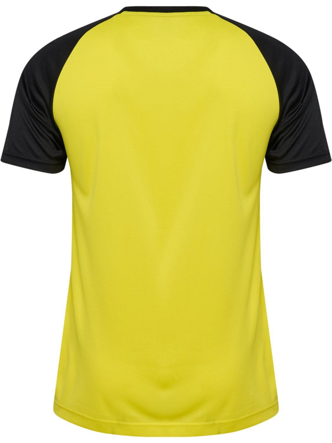 hmlMATCH STRIPED JERSEY S/S, BLAZING YELLOW/BLACK, packshot