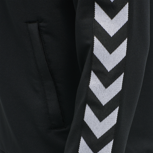 hmlNATHAN 2.0 ZIP JACKET, BLACK, packshot