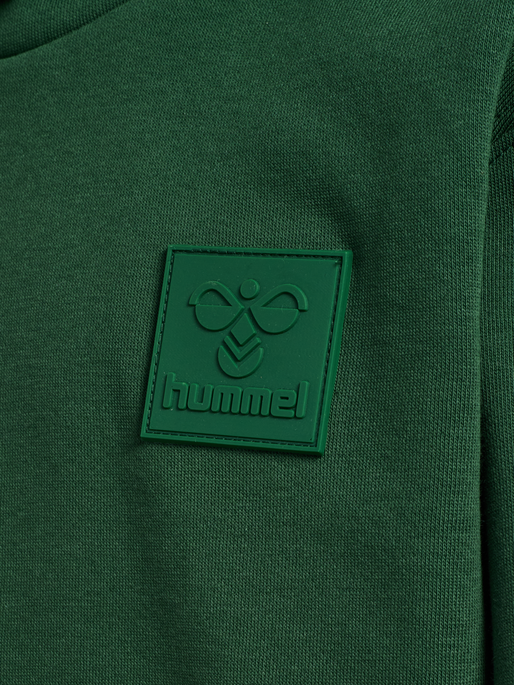 hmlCLEAN HOODIE, DARK GREEN, packshot