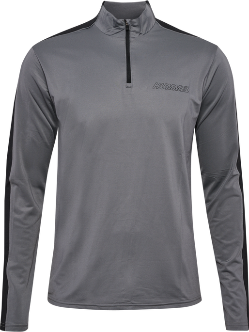 hmlTE STRENGTH PL HALF ZIP, QUIET SHADE, packshot