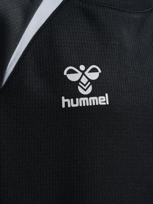hmlLEAD 2.0 JERSEY S/S KIDS, BLACK/ASPHALT, packshot