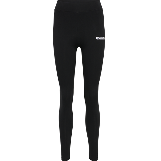 hmlLEGACY WOMAN HIGH WAIST TIGHTS, BLACK, packshot