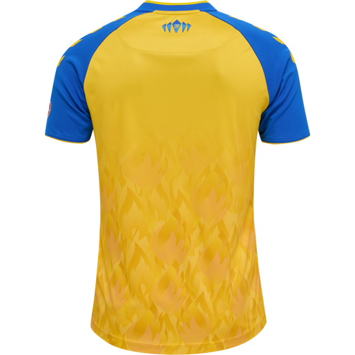 Yellow and top blue jersey