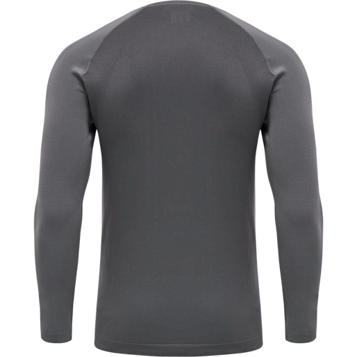 hmlPRO GRID SEAMLESS L/S, FORGED IRON/QUIET SHADE, packshot