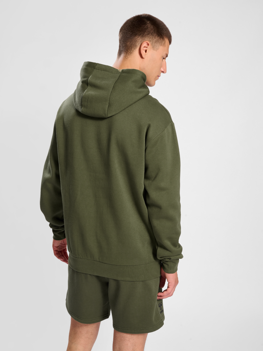 hmlACTIVE CO HOODIE, OLIVE NIGHT, model