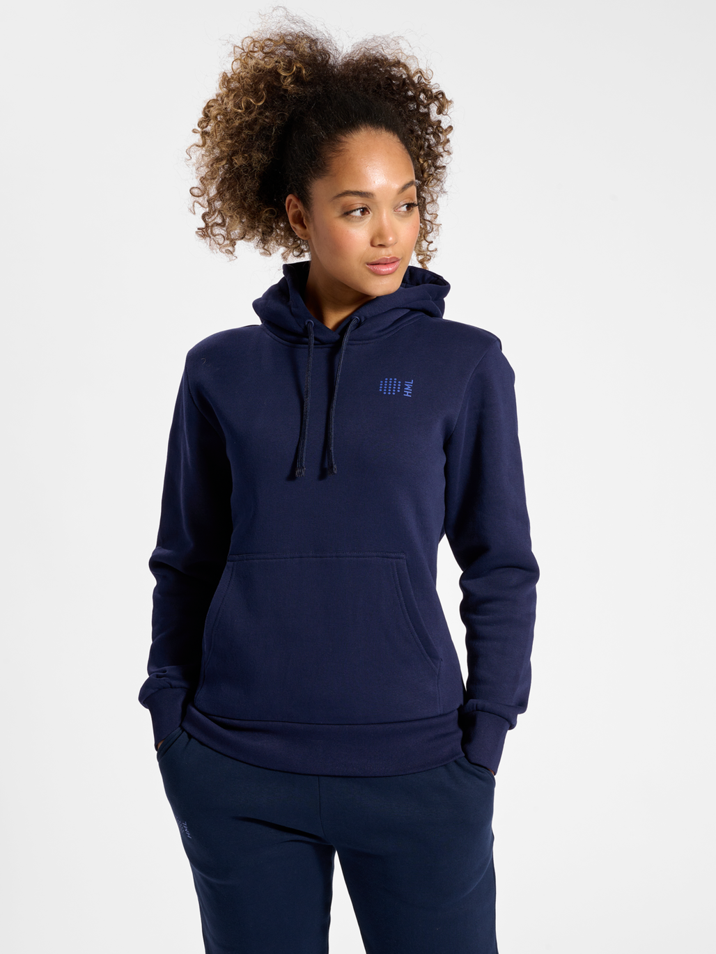 Hummel court cotton zip hoodie best sale