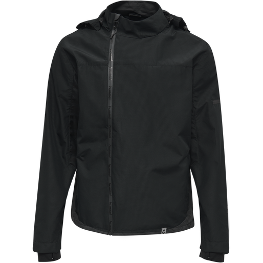 hmlNORTH SHELL JACKET, BLACK, packshot