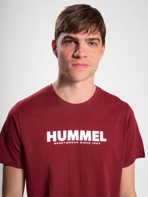 hummel LEGACY T-SHIRT - CABERNET