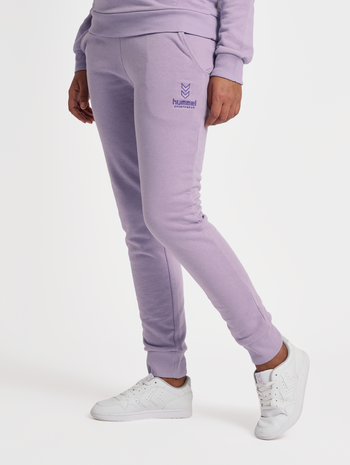 hmlOLIVIA REGULAR PANTS, HEIRLOOM LILAC, model