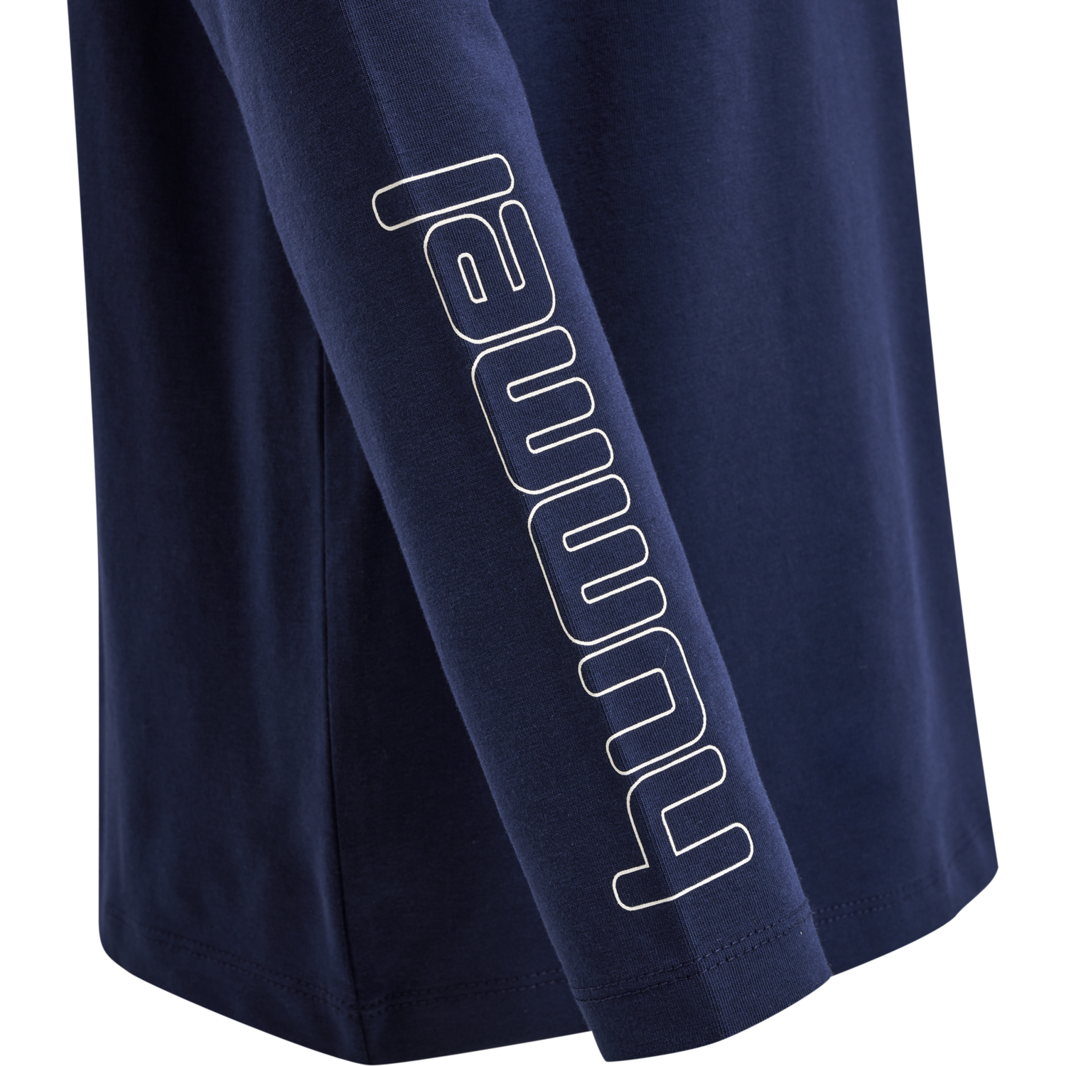 hmlCLOUD T-SHIRT L/S, BLACK IRIS, packshot