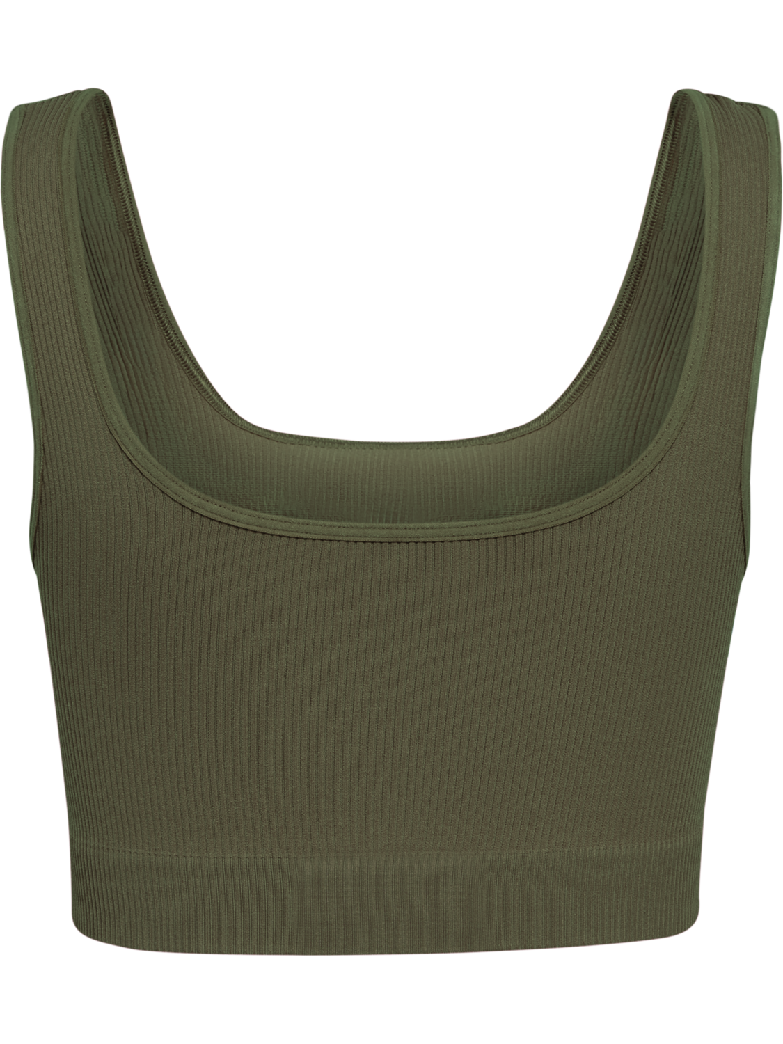 hmlPULSE SEAMLESS RIB BRA, DUSTY OLIVE, packshot