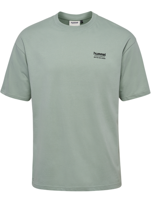 hmlLOOSE T-SHIRT S/S HSW FOOTBALL, ICEBERG GREEN hmlLOOSE T-SHIRT S/S HSW FOOTBALL, ICEBERG GREEN, packshot