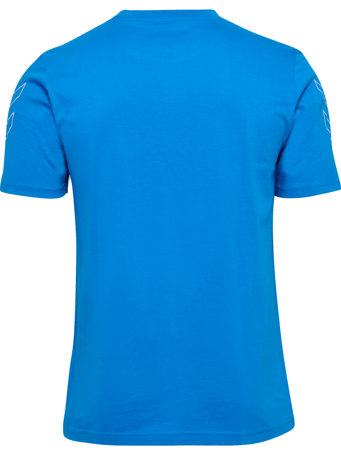 hmlELEMENTAL CHEVRON COTTON TEE, INDIGO BUNTING, packshot