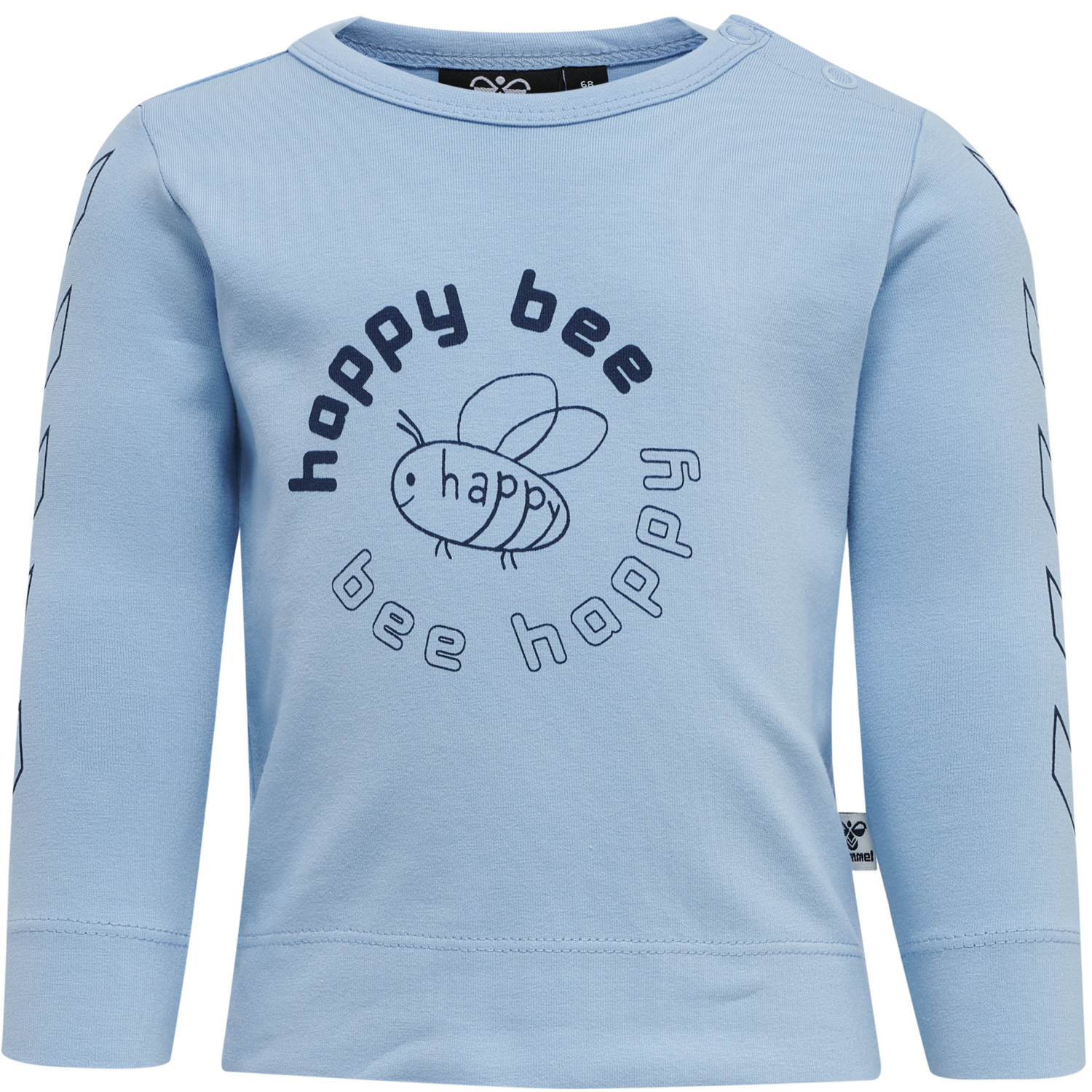 hmlROWEN T-SHIRT L/S, AIRY BLUE, packshot