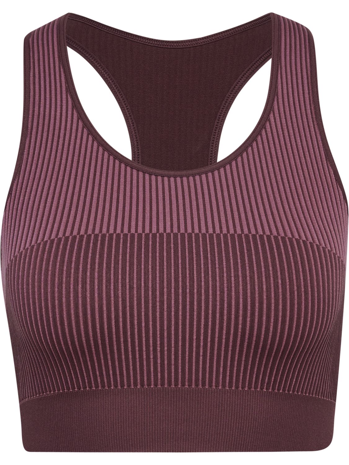 hmlYOGA SEAMLESS W CROP TOP, FUDGE, packshot