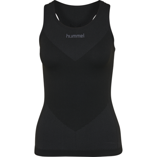 HUMMEL FIRST SEAMLESS TANK TOP W, BLACK HUMMEL FIRST SEAMLESS TANK TOP W, BLACK, packshot