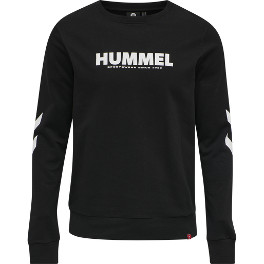 hmlLEGACY SWEATSHIRT, BLACK, packshot