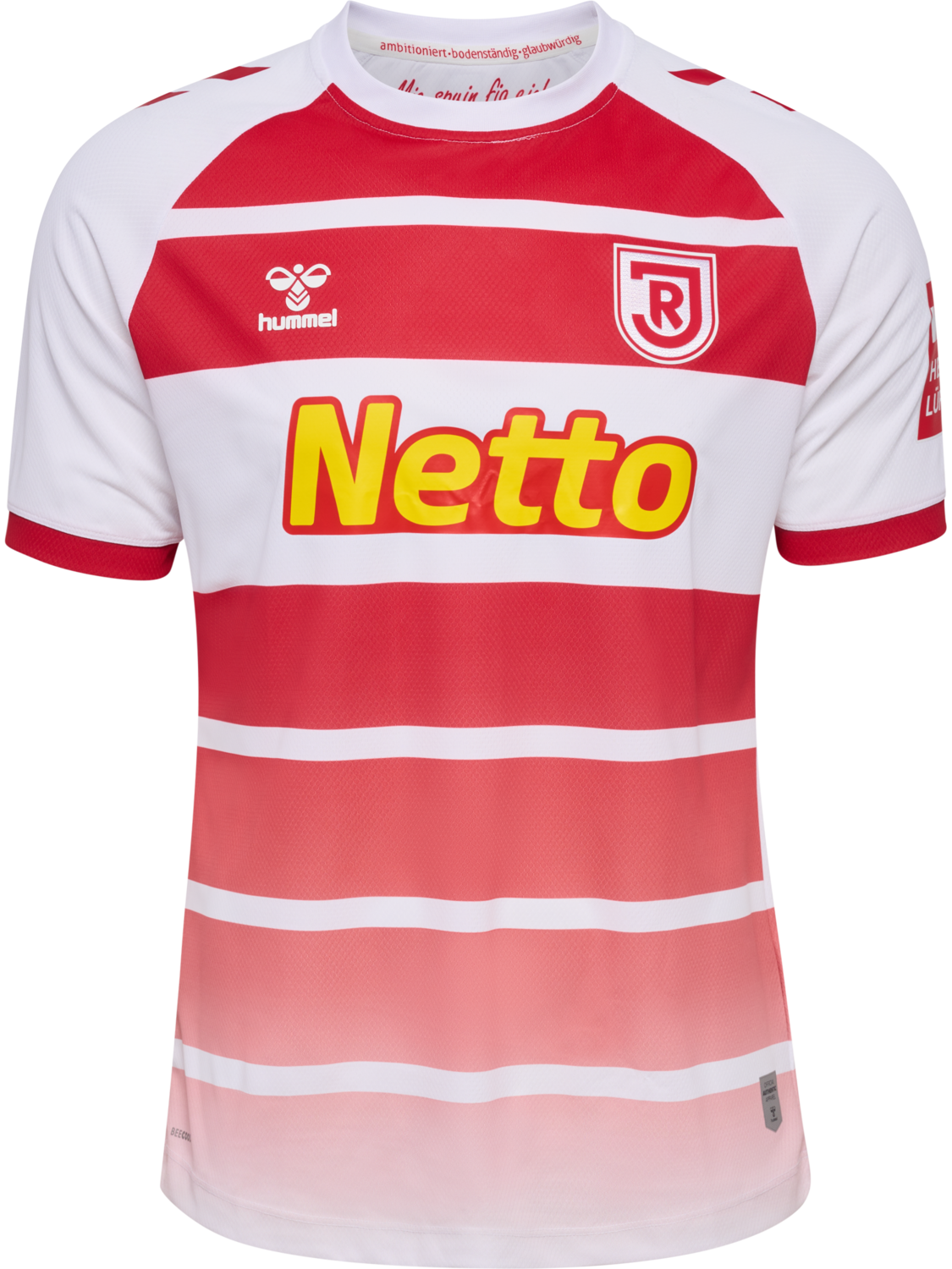 RGB 23/24 HOME JERSEY S/S, WHITE/TRUE RED, packshot