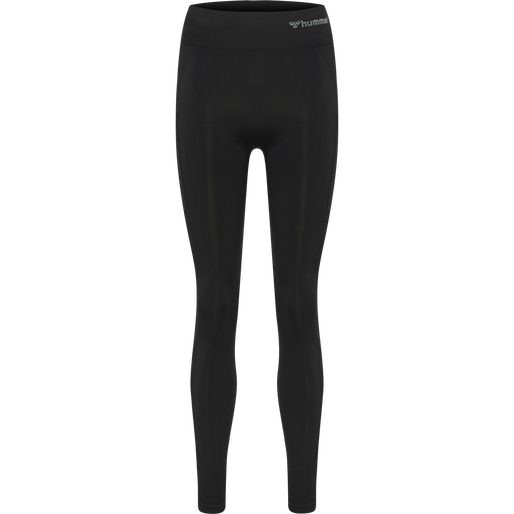 hmlMT IDA SEAMLESS MW POCKET TIGHTS, BLACK, packshot