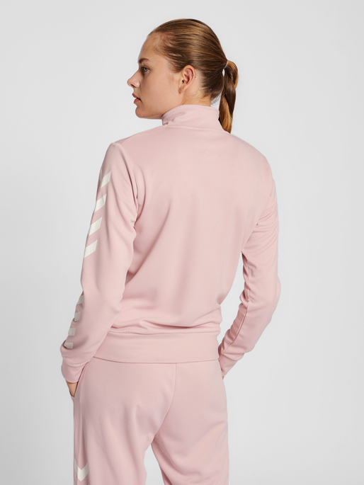 hummel LEGACY POLY WOMAN ZIP JACKET - CHALK PINK | Jacken