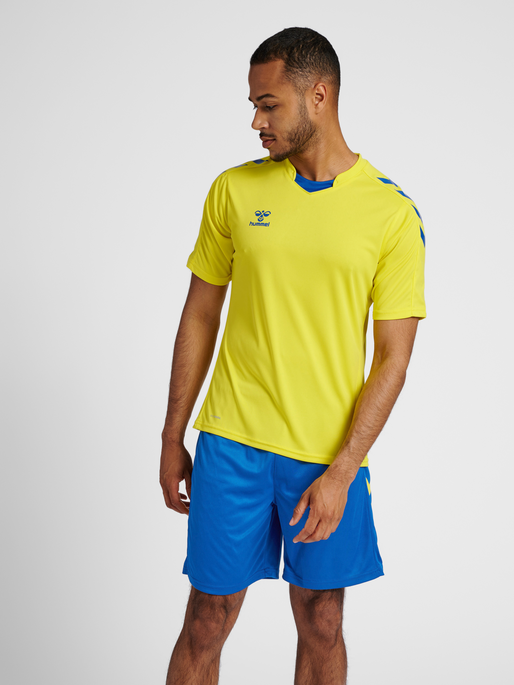 hummel CORE XK POLY JERSEY S/S - BLAZING YELLOW | hummel.net