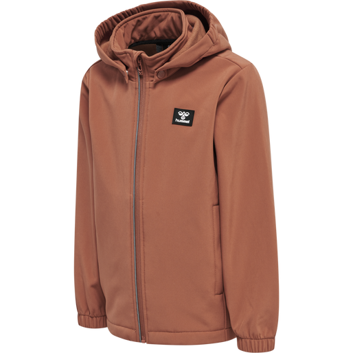 hmlMARS SOFTSHELL JACKET, COPPER BROWN, packshot