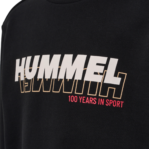 hmlSAMUEL SWEATSHIRT, BLACK, packshot