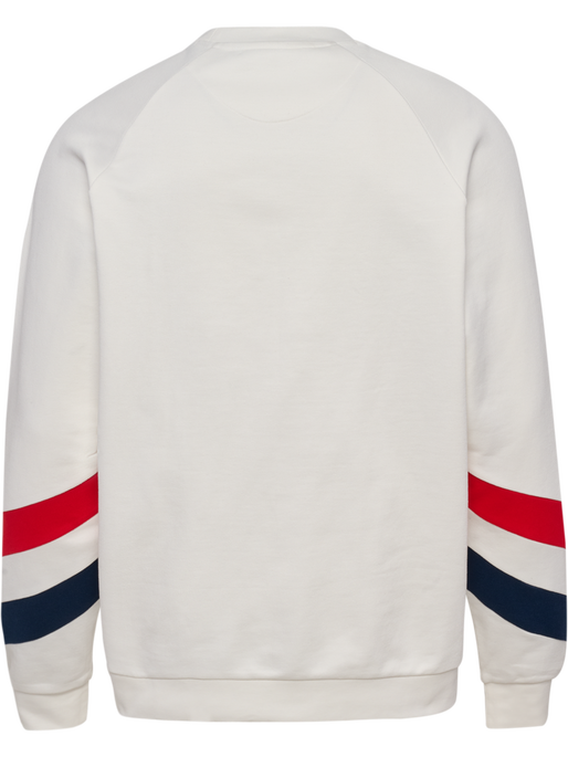 hmlOVERSIZED CREW SPORTSWEAR, BLANC DE BLANC/BLANC DE BLANC hmlOVERSIZED CREW SPORTSWEAR, BLANC DE BLANC/BLANC DE BLANC, packshot