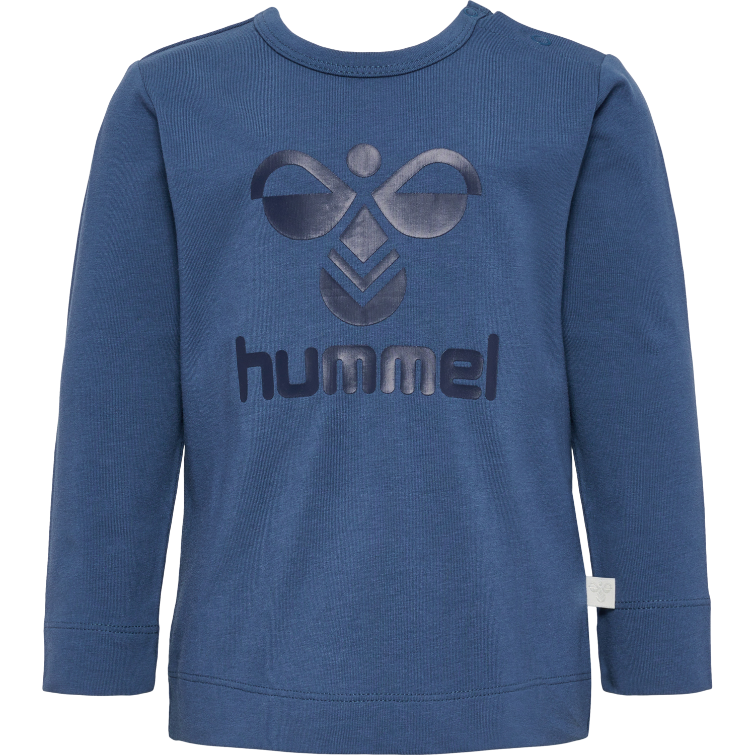 hmlSTEEN T-SHIRT L/S, ENSIGN BLUE, packshot