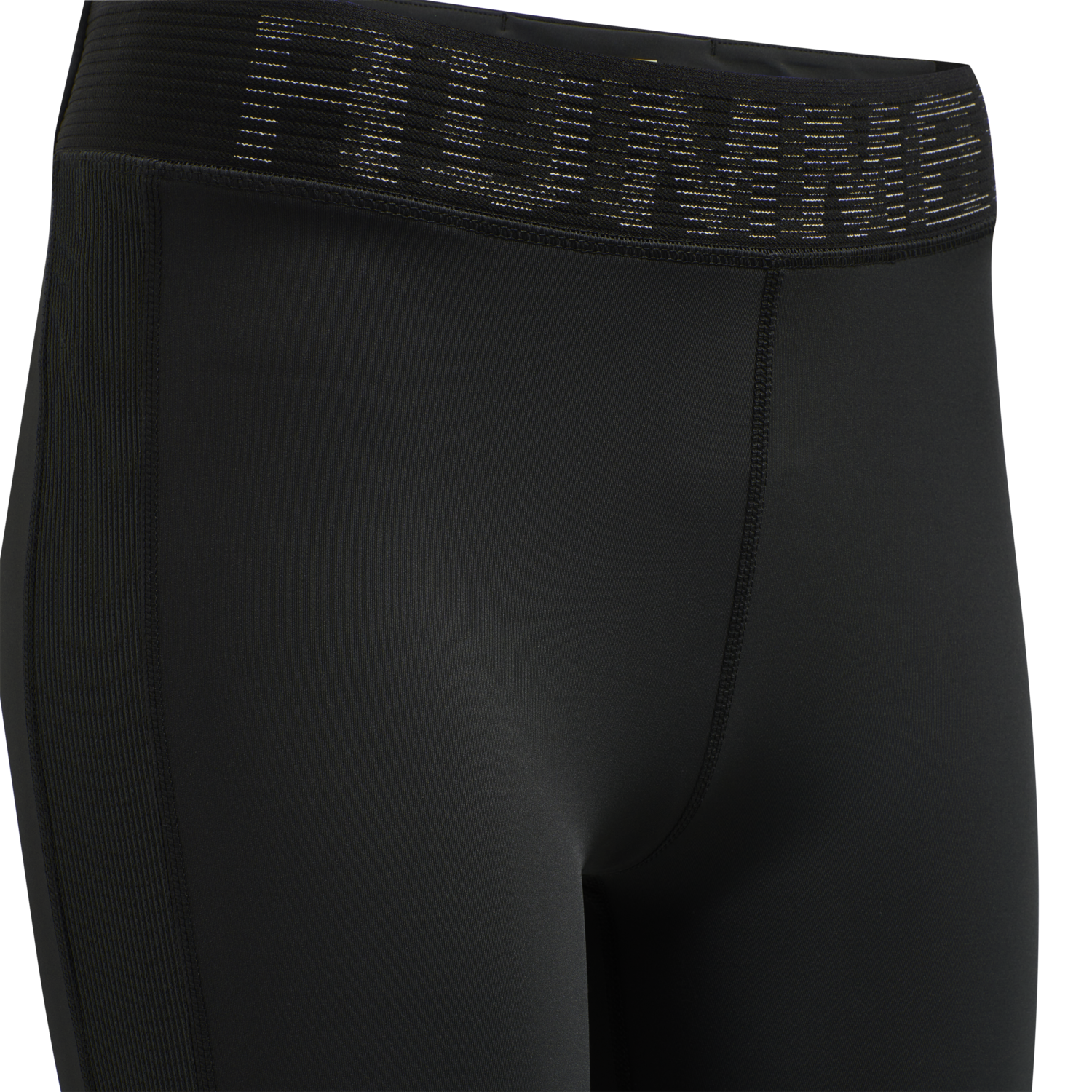 hmlJADA MID WAIST TIGHTS, BLACK, packshot