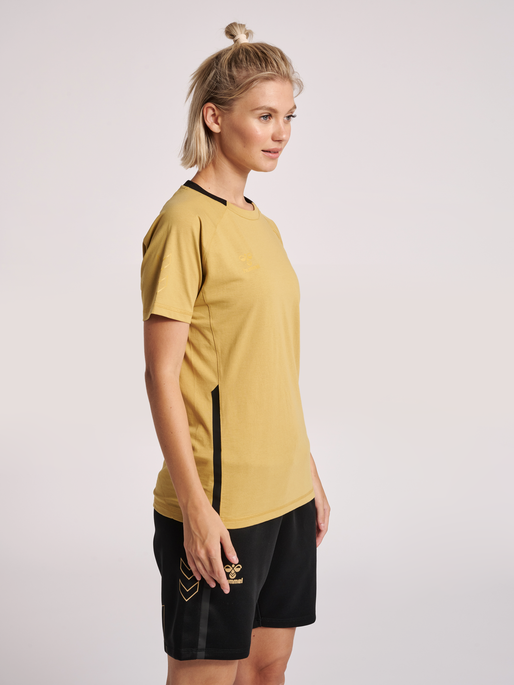 hummel CIMA T-SHIRT S/S WOMAN - GOLD |