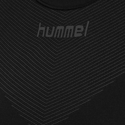 HUMMEL FIRST SEAMLESS JERSEY L/S W, BLACK, packshot